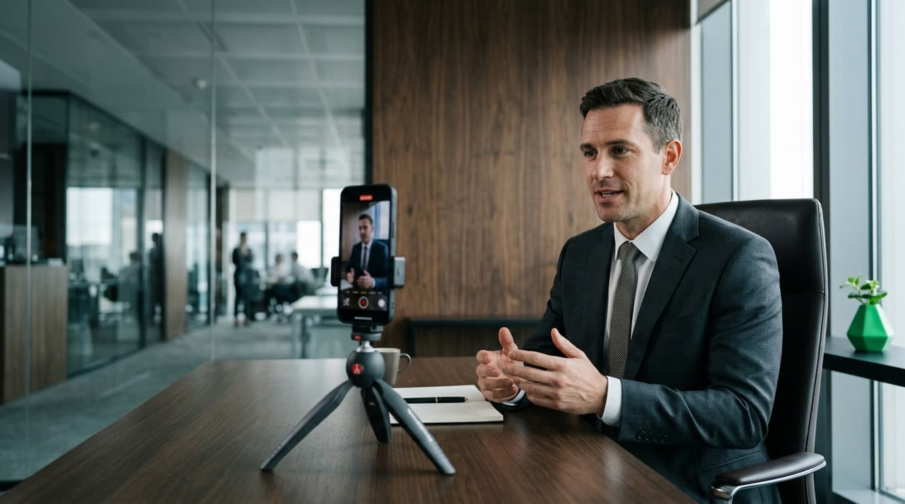 Cortes de vídeo para LinkedIn: autoridade B2B